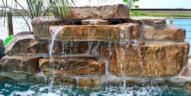 Swimming Pool Waterfall Kits - RicoRock®, Inc.