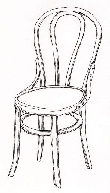 Pen, Pencil, Paper—Draw!: Contour drawing of a chair | Contour drawing ...