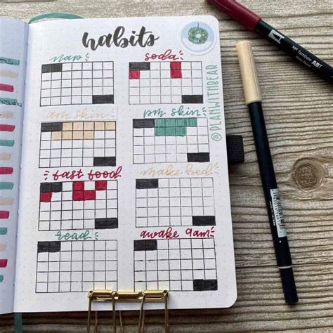 30 Simple Habit Tracker Bullet Journal Ideas For 2022