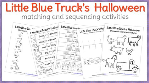 Little Blue Truck's Halloween Activities - Beyond Mommying