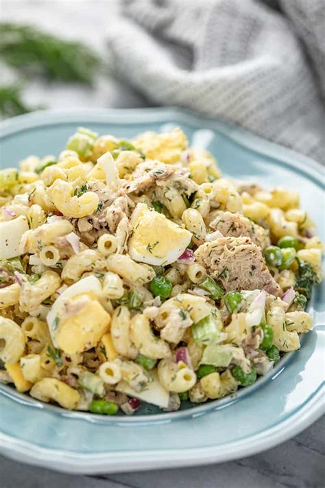 Tuna Macaroni Salad 1 - thestayathomechef.com