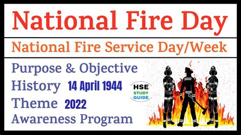 National Fire Day || National Fire Service Day/Week 2022 | 14 April 1944 Bombay Explosion - YouTube