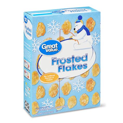 Great Value Cereal, Frosted Flakes, 15 oz - Walmart.com