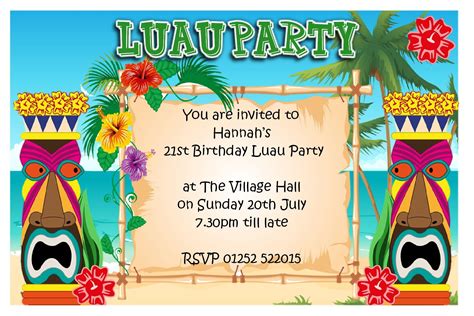 Luau Party Crafts, Luau Party Food, Luau Party Decorations, Luau Theme Party, Free Printable ...