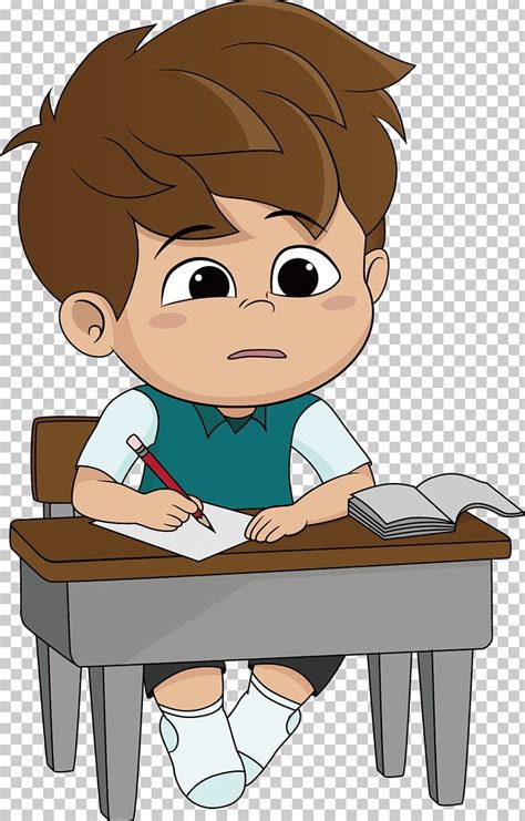 Child Doing His Homework Clipart - Markoyxiana