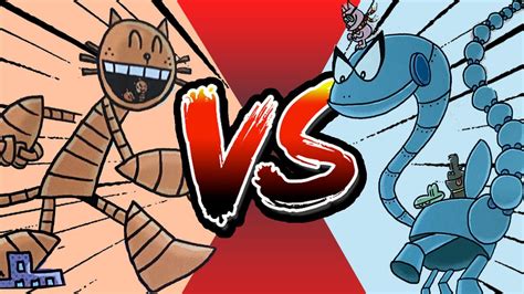 ROBO PETEY VS. ROBO BRONTOSAURUS | Dog Man Drawing Battle - YouTube