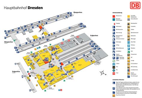 Dresden hauptbahnhof map (central train station) - Ontheworldmap.com