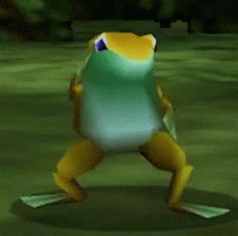 Dancing Yellow Frog GIF - UINona GIFs