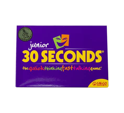 30 Seconds Board Game Junior - Kidsalot - Play more, pay less!