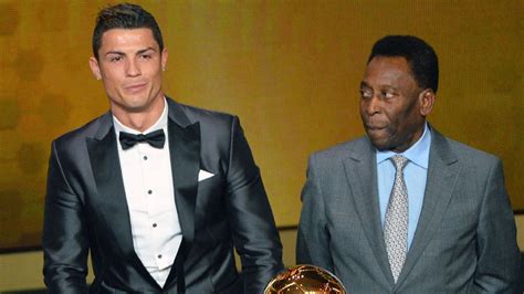 Pele congratulates Cristiano Ronaldo for breaking his goals record