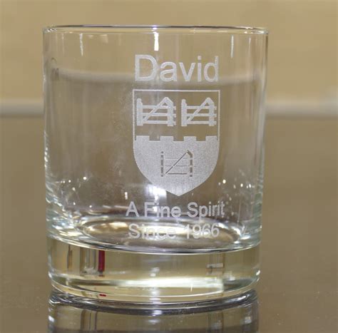 Whisky glass custom engraved for your personal gift to someone special ...