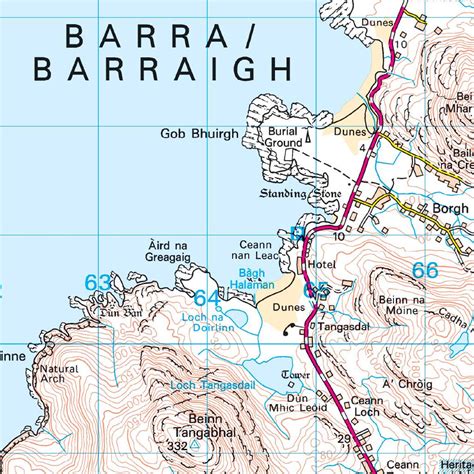 OS Map of Barra & South Uist | Landranger 31 Map | Ordnance Survey Shop