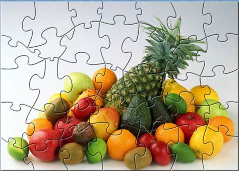 FileGets: Fruits Puzzle Screenshot - play and take a challenge to complete the fruits puzzle