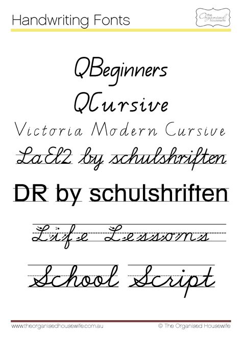 Manuscript Letter On Handwriting Lines Font