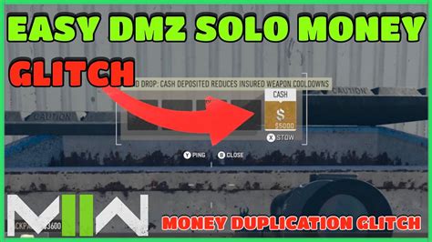 MW2 | EASY SOLO MONEY DUPLICATION GLITCH | DMZ GLITCHES - YouTube