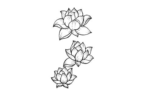 Lotus Unalome Temporary Tattoo Floral Love Tattoo Small - Etsy Singapore