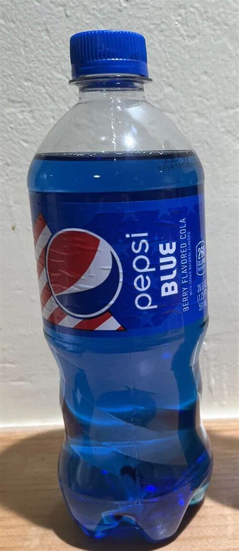 🥤💙 PEPSI BLUE FULL UNOPENED 20 OZ OUNCE BOTTLE From 2021 Rare Release ...