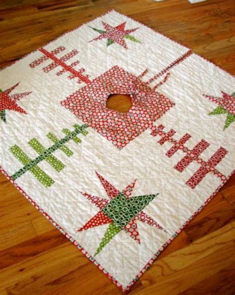 Free Pattern - Starry Forest Christmas Tree Skirt