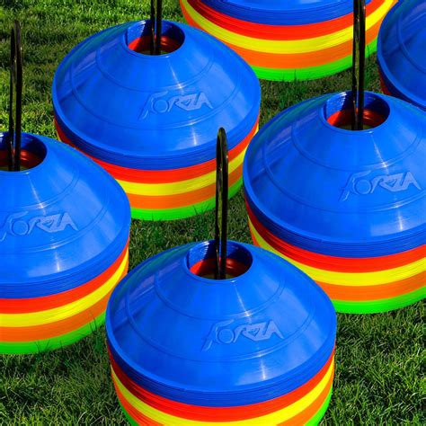 50 FORZA Training Marker Cones [Multi Coloured] | Net World Sports