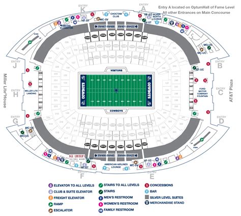 Dallas Cowboys Stadium Seating Chart Virtual | Awesome Home