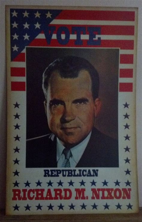 Richard M. Nixon Presidential Campaign Poster