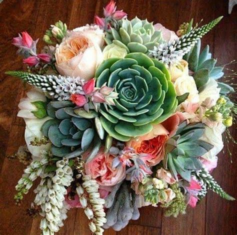 Pin by Chantal Taylor on Flowers | Succulent bouquet wedding, Flower ...