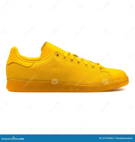 Adidas Stan Smith Adicolor Yellow Sneaker Editorial Photo - Image of ...