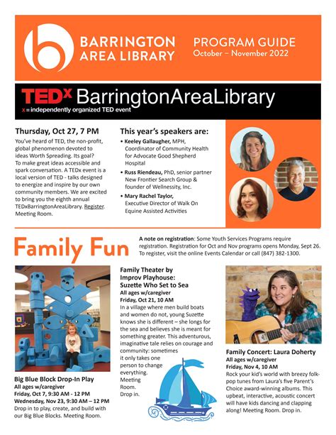 Program Guide, Oct-Nov 2022 | Barrington Area Library by Barrington ...