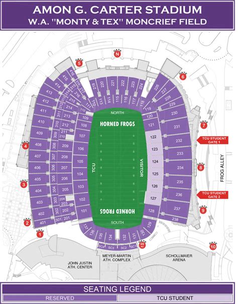 Tcu Stadium Seating Chart