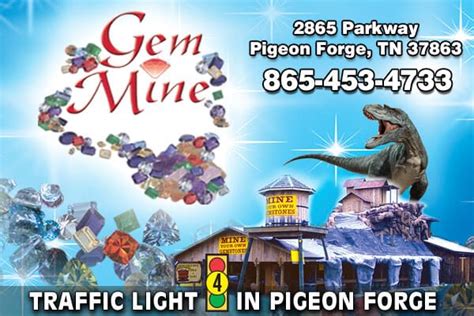 Pigeon Forge Gem Mine - Smoky Mountains Brochures