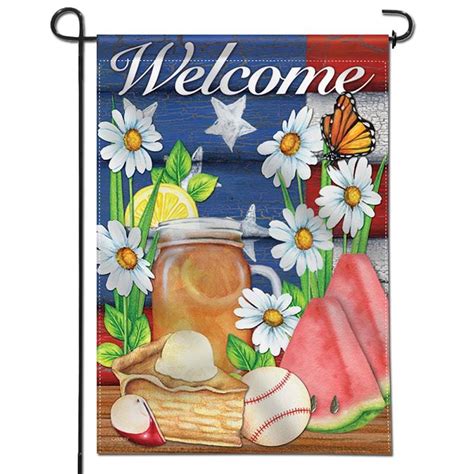 US Summer Garden Flag 18x12.5 Inch - Anley Flags