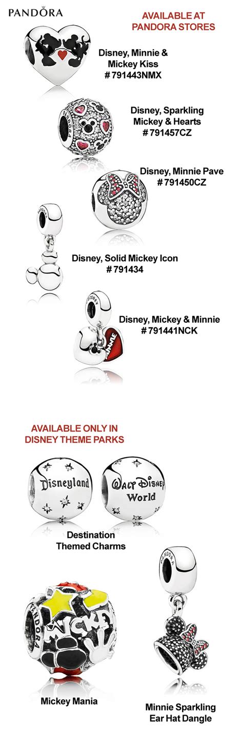 NEW DISNEY PANDORA CHARMS – Jewelry Secrets