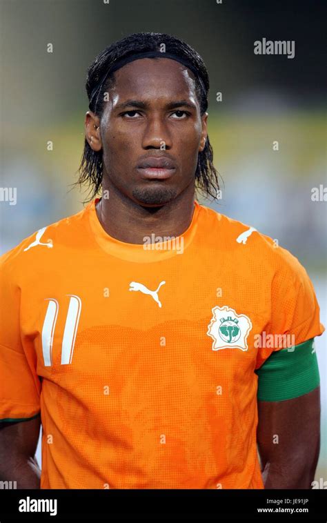 DIDIER DROGBA IVORY COAST & CHELSEA FC CAIRO STADIUM CAIRO EGYPT 24 ...