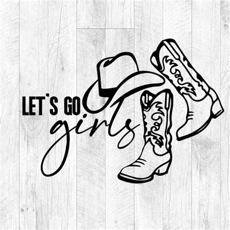 Lets Go Girls SVG PNG - Etsy Canada