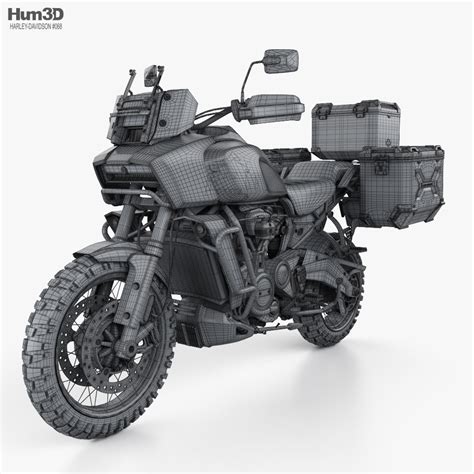 Harley-Davidson Pan America 2021 3D model - Vehicles on Hum3D