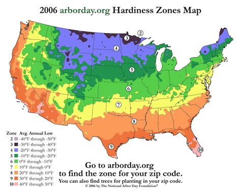 Map Of Planting Zones In United States - Printable Map