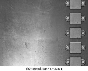 Steel Metal Plate Background Stock Illustration 87437834 | Shutterstock