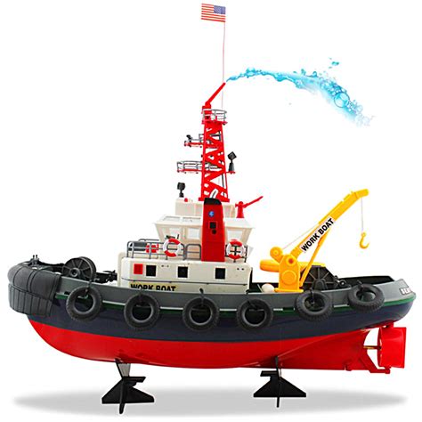 POCO DIVO US Seaport Super Work Boat RC Tugboat 2.4Ghz Radio Control ...