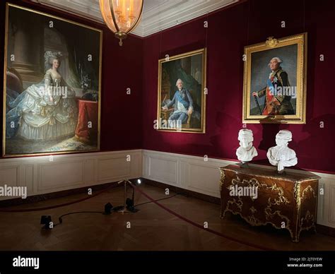 Versailles Castle interiors Stock Photo - Alamy