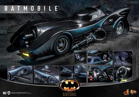 1989 Michael Keaton Batman and Batmobile Return as Hot Toys