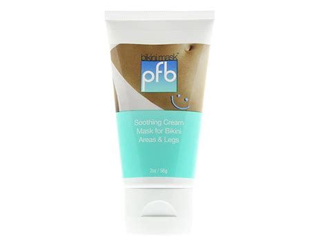 Calm skin after waxing with PFB Vanish Bikini Mask.