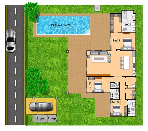 Thai House Floor Plans Free - floorplans.click