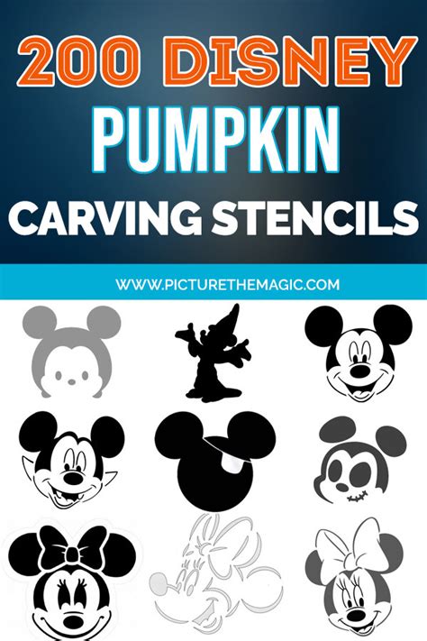 Printable Mickey Mouse Pumpkin Stencil Zobacz wybrane przez nas ...