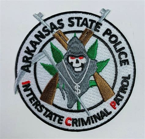 Interstate Criminal Patrol Arkansas State Police Interdiction Novelty ...