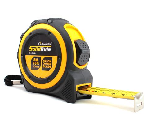 Tape Measure 26-Foot (8m) by Magnelex, Inches and Metric Measuring Tape ...