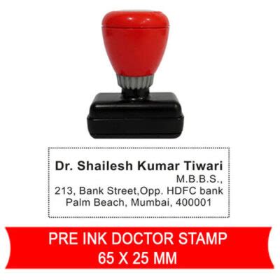 doctor stamp online maker india Stamp Start Rs.70, free Ship