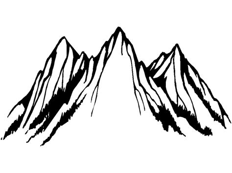 Free Mountain Outline Cliparts, Download Free Mountain Outline Cliparts ...