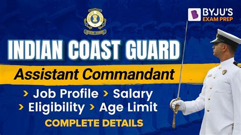 Assistant Commandant in Indian Coast Guard | Job Profile, Salary | ICG ...