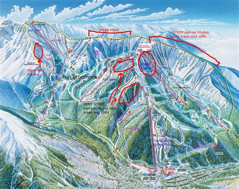 trail map guide for Taos Ski Valley : skiing