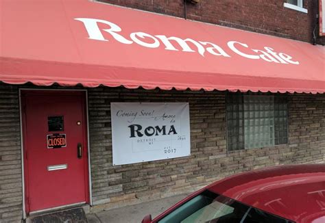 Roma Cafe to reopen in November as Amore Da Roma | Crain's Detroit Business